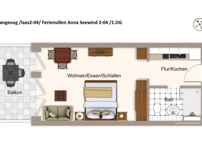 Apartmentvilla Anna Apartmentvilla Anna 2-04 アパート